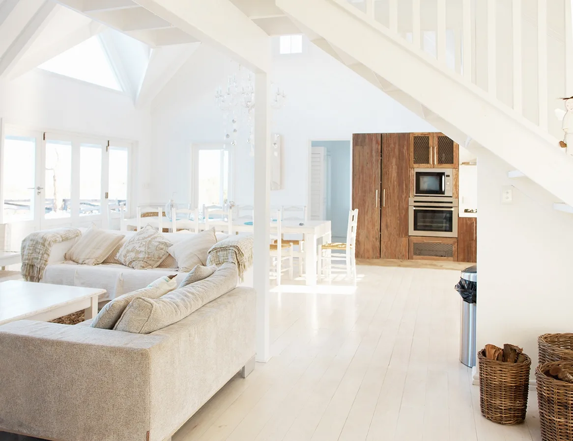 a calm, quiet living space with vacuum glazing installed